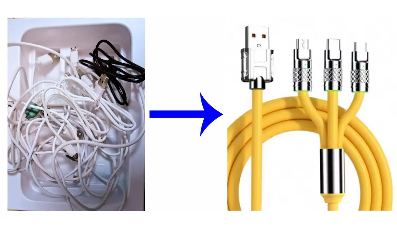 Starwell zažene Tri-Charge Pro: Ultimate Universal 3-in-1 podatkovna kabel za brez nereda Lif
