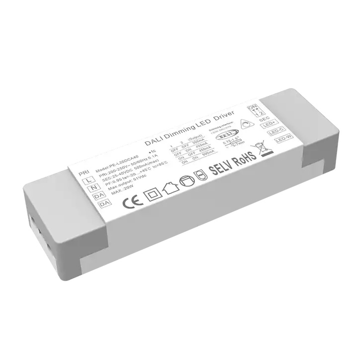 Gonilnik LED za zatemnitev 20 W s konstantnim tokom DALI CCT
