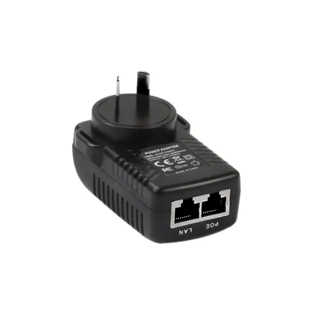 24V 1A POE stenski adapter Dual Port POE injektor