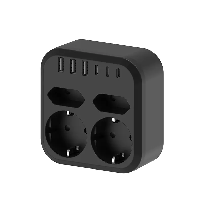 4 prodajalne EU Wall Power Strip