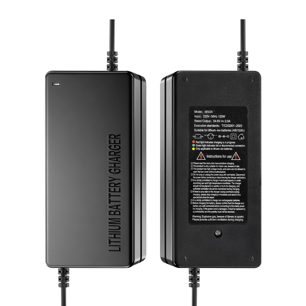 Polnilnik za litijeve baterije 48 V 120 W