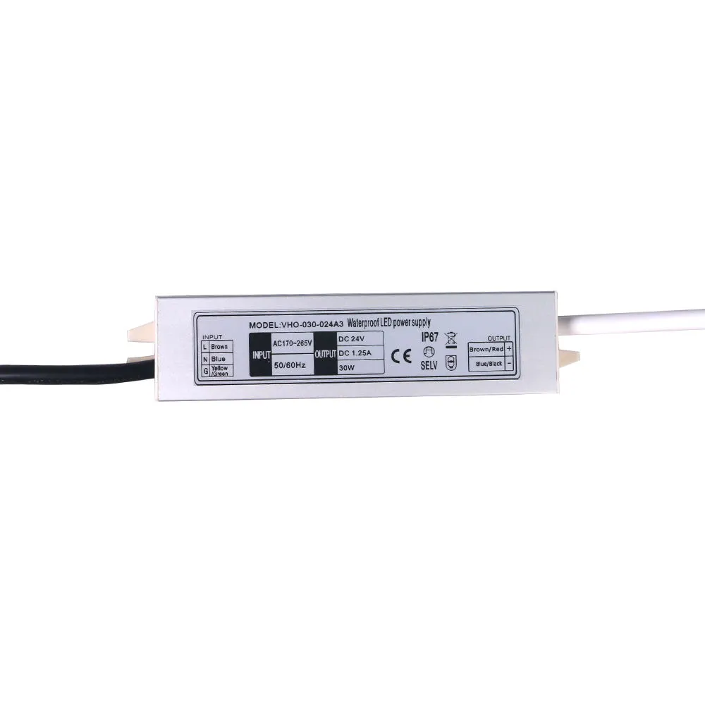 Izjemno tanek ali tanek 12 V/24 V AC-DC LED SMPS napajalnik